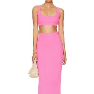 Hot pink matching set